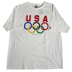 Vintage Champion Team USA Olympic T Shirt (Size XXL) NWT